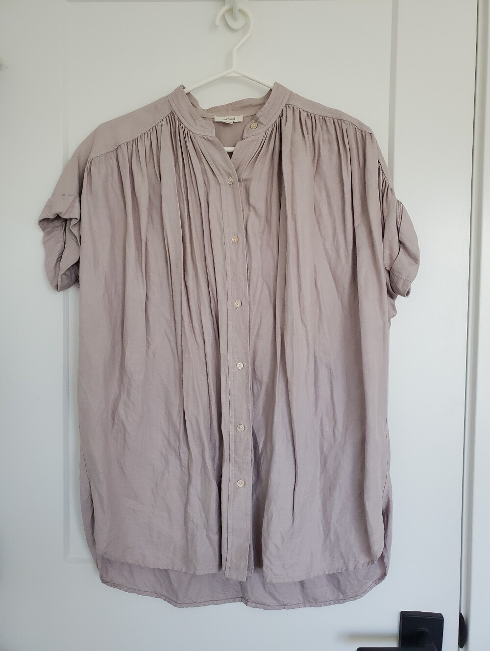 Aritzia Wilfred Bertillon Blouse Ashen